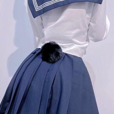Đuôi Thỏ Vải Đuôi Bóng Dây Đàn Hồi Pin Gothic Cosplay Halloween - Dễ Thương Sang Trọng 4