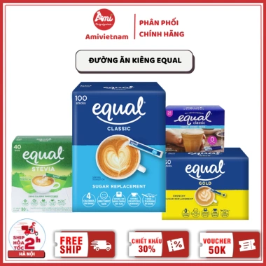 Đường Ăn Kiêng Equal Zero Calorie Sweetener Classic Gold Stevia 0 Cal, Giá 67.123 VND, Giảm 18%