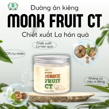 Đường Ăn Kiêng Không Calo La Hán Quả Monk Fruit 300g Giảm Cân Eat Clean 198.000₫