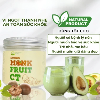 Đường Ăn Kiêng Không Calo La Hán Quả Monk Fruit 300g Giảm Cân Eat Clean 198.000₫
