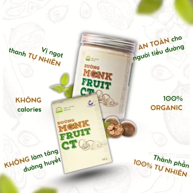Đường Ăn Kiêng La Hán Quả Monk Fruit 600g Không Calo - Giảm Cân Eat Clean Giá 289k