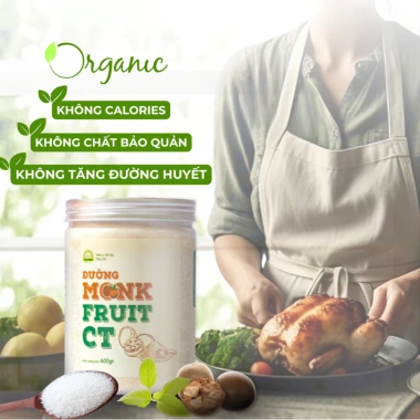 Đường Ăn Kiêng La Hán Quả Monk Fruit 600g Không Calo - Giảm Cân Eat Clean Giá 289k