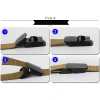 Đường kính 40mm - Đai khóa trơn tự động canvas sơn đen, hợp kim nylon quân sự, khóa kim loại kèm đính kèm - Giá ưu đãi 70,085₫ 5