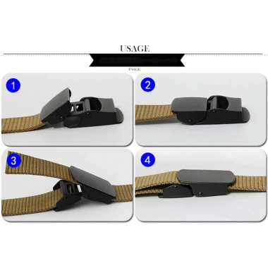 Đường kính 40mm - Đai khóa trơn tự động canvas sơn đen, hợp kim nylon quân sự, khóa kim loại kèm đính kèm - Giá ưu đãi 70,085₫ 5 Đường kính 40mm - Đai khóa trơn tự động canvas sơn đen, hợp kim nylon quân sự, khóa kim loại kèm đính kèm - Giá ưu đãi 70,085₫ 5
