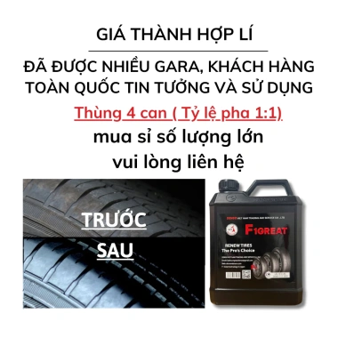 Dưỡng lốp ô tô, bóng lốp xe máy DENSO 4L – Phục hồi đen bóng, giá chỉ 200.000₫ 2