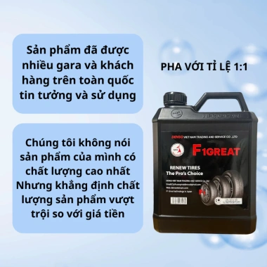 Dưỡng lốp ô tô, bóng lốp xe máy DENSO 4L – Phục hồi đen bóng, giá chỉ 200.000₫ 3