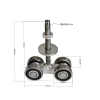 Đường ray trượt công nghiệp thép C & thép vuông - Cửa chịu lực, thanh trượt, bánh xe chịu lực - Giá ưu đãi 289,010₫ 7