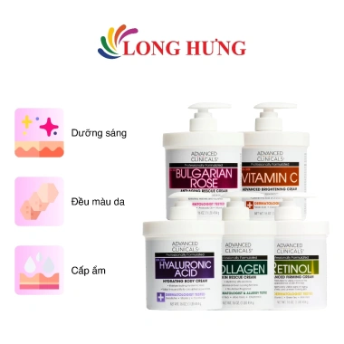 Dưỡng thể Advanced Clinicals 454g - Dưỡng ẩm sâu, da mịn, giảm nếp nhăn, giá 649.000₫ 2