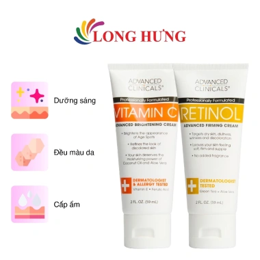 Dưỡng thể Advanced Clinicals 59ml - Dưỡng ẩm sâu, Da mềm mịn, Không nhờn, Giá 329k Dưỡng thể Advanced Clinicals 59ml - Dưỡng ẩm sâu, Da mềm mịn, Không nhờn, Giá 329k