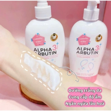 Dưỡng thể ALPHA ARBUTIN 500ml - Giảm thâm, sáng da, dưỡng ẩm sâu, chỉ 185.000₫