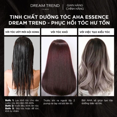 Dưỡng tóc Dream Trend AHA Essence giảm giá 310k - Dưỡng ẩm sâu, tóc mềm mượt