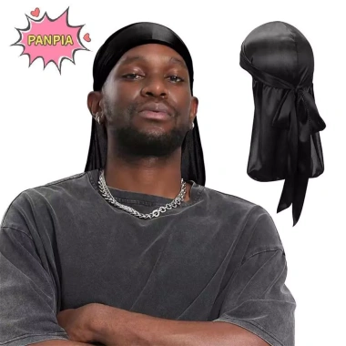 Durag Đuôi Dài Unisex Satin - Mũ Cướp Biển Turban Hip Hop Biker, Giá 40.392₫