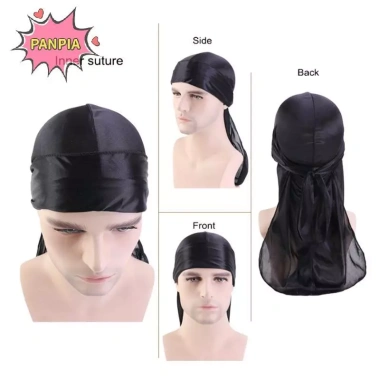 Durag Đuôi Dài Unisex Satin - Mũ Cướp Biển Turban Hip Hop Biker, Giá 40.392₫ 3 Durag Đuôi Dài Unisex Satin - Mũ Cướp Biển Turban Hip Hop Biker, Giá 40.392₫ 3
