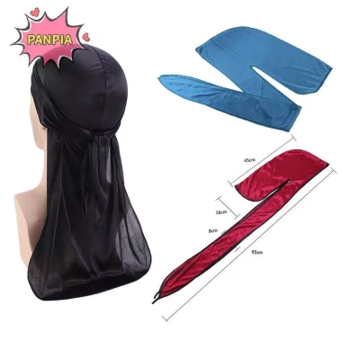 Durag Đuôi Dài Unisex Satin - Mũ Cướp Biển Turban Hip Hop Biker, Giá 40.392₫ 4 Durag Đuôi Dài Unisex Satin - Mũ Cướp Biển Turban Hip Hop Biker, Giá 40.392₫ 4