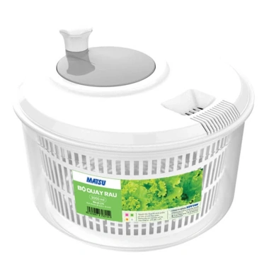 DUY TÂN Bộ Quay Rau Lớn Matsu No.807 Ø 26,2x20 cm - Quay Ly Tâm, Ráo Nước Nhanh