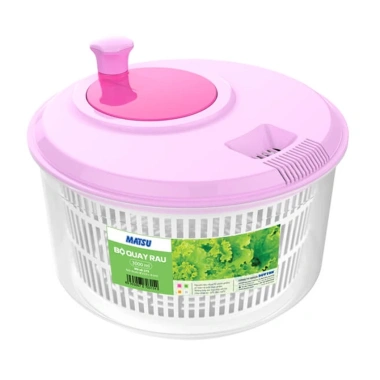 DUY TÂN Bộ Quay Rau Lớn Matsu No.807 Ø 26,2x20 cm - Quay Ly Tâm, Ráo Nước Nhanh