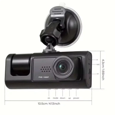 DVR ô tô FILEWOTO - Đầu ghi HD âm thanh, điều khiển app, tầm nhìn ban đêm IR, 3 kênh 360 xem video, chỉ 459.580 VND