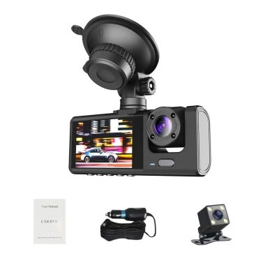 DVR ô tô FILEWOTO - Đầu ghi HD âm thanh, điều khiển app, tầm nhìn ban đêm IR, 3 kênh 360 xem video, chỉ 459.580 VND