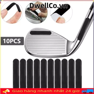 DWELLCO 10 Tấm Chì Golf & Pickleball – Màu Bạc Đen Dán Dễ, Giá 52.600₫