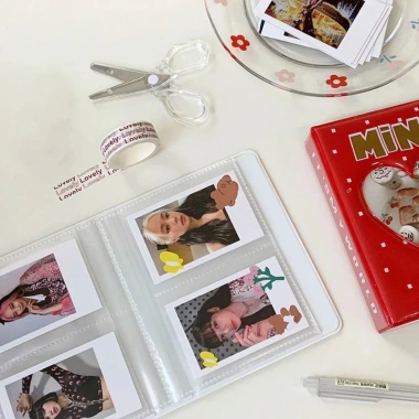 DWELLCO Photocard Holder PVC 64 Túi Album Ảnh Mini Trái Tim Yêu Nam 39.100₫