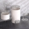 DWELLCO Tấm thoát nước sàn và ban công tròn chống tắc, thép không gỉ, nắp ống mưa - Giá 75.200 VND 4