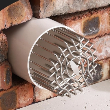 DWELLCO Tấm thoát nước sàn và ban công tròn chống tắc, thép không gỉ, nắp ống mưa - Giá 75.200 VND