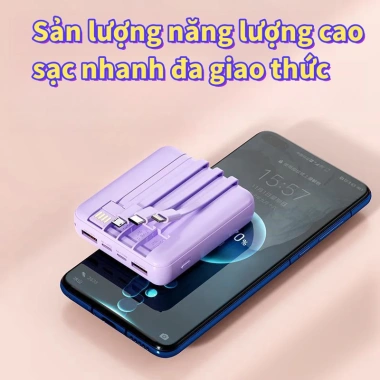DX169 sạc kho báu PD25W 20.000mAh sạc nhanh 5 điện thoại cùng lúc giá 32.000 VND
