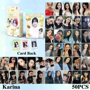 Dyh 50 Cái Hộp Aespa Karina Photocard LOMO Card KPOP Album Giá ưu đãi 57.200₫