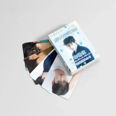 Dyh 50 Cái Hộp Cha Eun Woo Laser Hologram Photocards Holographic LOMO Card KPOP Album Giá ưu đãi 57.200₫