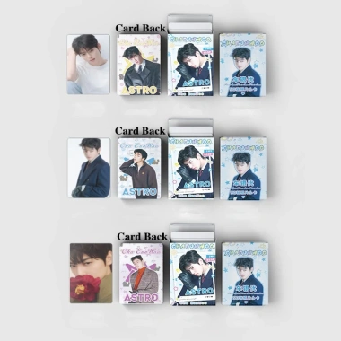 Dyh 50 Cái Hộp Cha Eun Woo Laser Hologram Photocards Holographic LOMO Card KPOP Album Giá ưu đãi 57.200₫