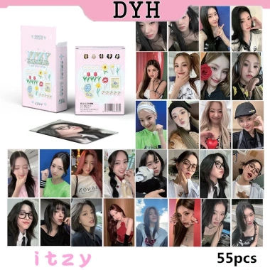 Dyh Hộp 55 Tấm Thẻ In Hình Itzy - Nhóm Nhạc Hàn Quốc, Giá Ưu Đãi 57.200₫