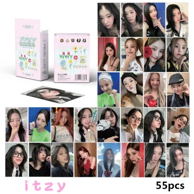 Dyh Hộp 55 Tấm Thẻ In Hình Itzy - Nhóm Nhạc Hàn Quốc, Giá Ưu Đãi 57.200₫