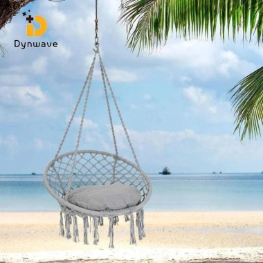 Dynwave Võng Ngoài Trời Xoay Bền Thoáng Khí Ghế Xoay Di Động 1 Người Sân Biển 9