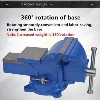 Ê tô bàn nguội miệng mở 125mm xoay 360° - Giá tốt chỉ 60.000, giao nhanh