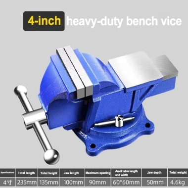 Ê tô bàn nguội miệng mở 125mm xoay 360° - Giá tốt chỉ 60.000, giao nhanh