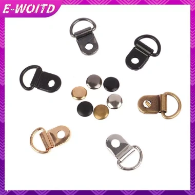 E-WOITD 10 Bộ D Ring Bule - Phụ kiện DIY cho túi sửa giày leo núi, bộ đường dài 5