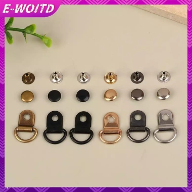 E-WOITD 10 Bộ D Ring Bule - Phụ kiện DIY cho túi sửa giày leo núi, bộ đường dài 7