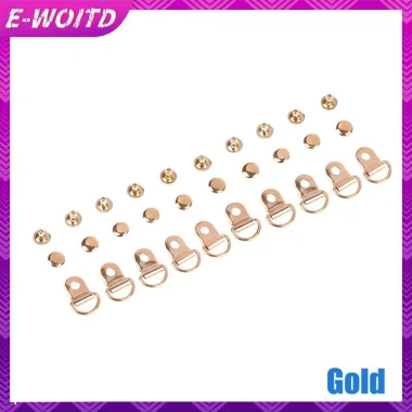 E-WOITD 10 Bộ D Ring Bule - Phụ kiện DIY cho túi sửa giày leo núi, bộ đường dài 9