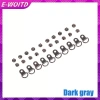 E-WOITD 10 Bộ D Ring Bule - Phụ kiện DIY cho túi sửa giày leo núi, bộ đường dài 10