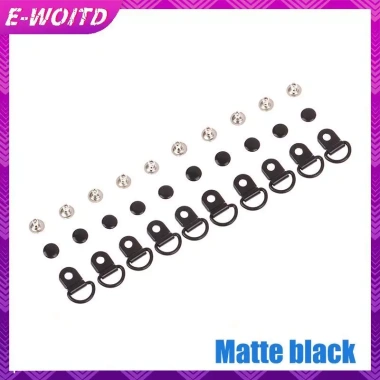 E-WOITD 10 Bộ D Ring Bule - Phụ kiện DIY cho túi sửa giày leo núi, bộ đường dài 11