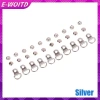 E-WOITD 10 Bộ D Ring Bule - Phụ kiện DIY cho túi sửa giày leo núi, bộ đường dài 13