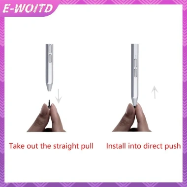 E-woitd 2 Bút Kiểu Dáng Đầu Lenovo Xiaoxin Digital Pen cho YOGA, Tab P11, Pad/Pad Pro - Thay Thế Đầu Bút HNVN 8
