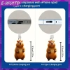 E-WOITD 2D Acrylic Điện Thoại Mèo Cắm Bụi cho iPhone Type-C - Trang Trí Giao Diện, Giá chỉ 30.470 VND 3