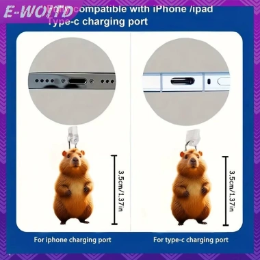 E-WOITD 2D Acrylic Điện Thoại Mèo Cắm Bụi cho iPhone Type-C - Trang Trí Giao Diện, Giá chỉ 30.470 VND 3 E-WOITD 2D Acrylic Điện Thoại Mèo Cắm Bụi cho iPhone Type-C - Trang Trí Giao Diện, Giá chỉ 30.470 VND 3