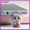 E-WOITD 2D Acrylic Điện Thoại Mèo Cắm Bụi cho iPhone Type-C - Trang Trí Giao Diện, Giá chỉ 30.470 VND 8