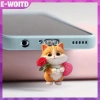 E-WOITD 2D Acrylic Điện Thoại Mèo Cắm Bụi cho iPhone Type-C - Trang Trí Giao Diện, Giá chỉ 30.470 VND 14