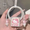 E-woitd 3D Cáp Sạc Bảo Vệ Vỏ Cô Gái - Cáp Dữ Liệu Cuộn Dây 20W Cho iPhone 18, Tổ Chức Bộ Dụng Cụ Hoạt Hình, Độ Bền Cao 53
