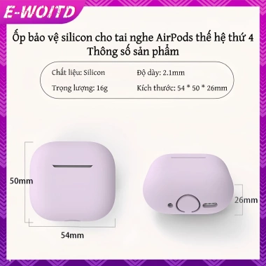 E-WOITD 4 Vỏ Bảo Vệ Silicon Cổng Sạc Chống Bụi Cho Tai Nghe - Giá 35.640 VND 2 E-WOITD 4 Vỏ Bảo Vệ Silicon Cổng Sạc Chống Bụi Cho Tai Nghe - Giá 35.640 VND 2