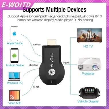 E-woitd AnyCast M12 Plus Bộ thu WiFi AirPlay Miracast HDMI 1.080P DLNA - 155.649 VND 7