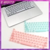 E-woitd Bàn Phím Silicon Di Động Cho Laptop - Bảo Vệ Móng Tay, Phim Silicone Dễ Gõ, Tiện Lợi 184k
